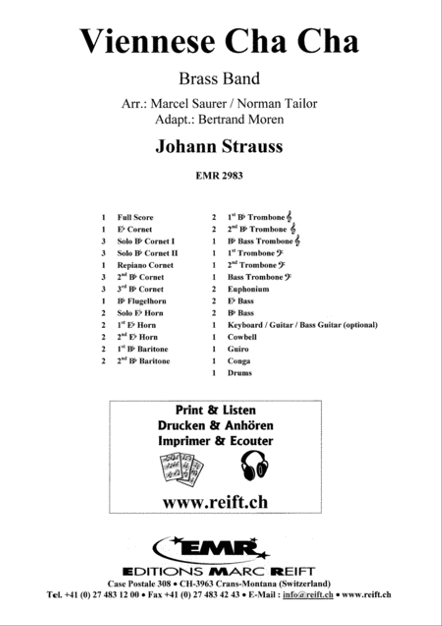 Viennese Cha Cha Brass Band scores gallery preview page 2