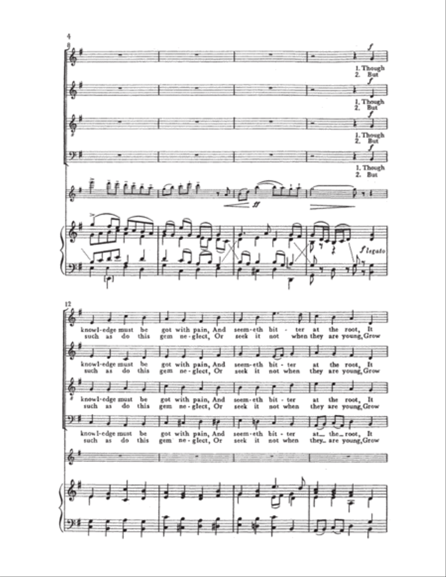 A Hymn For Scholars and Pupils 4-Part scores gallery preview page 4