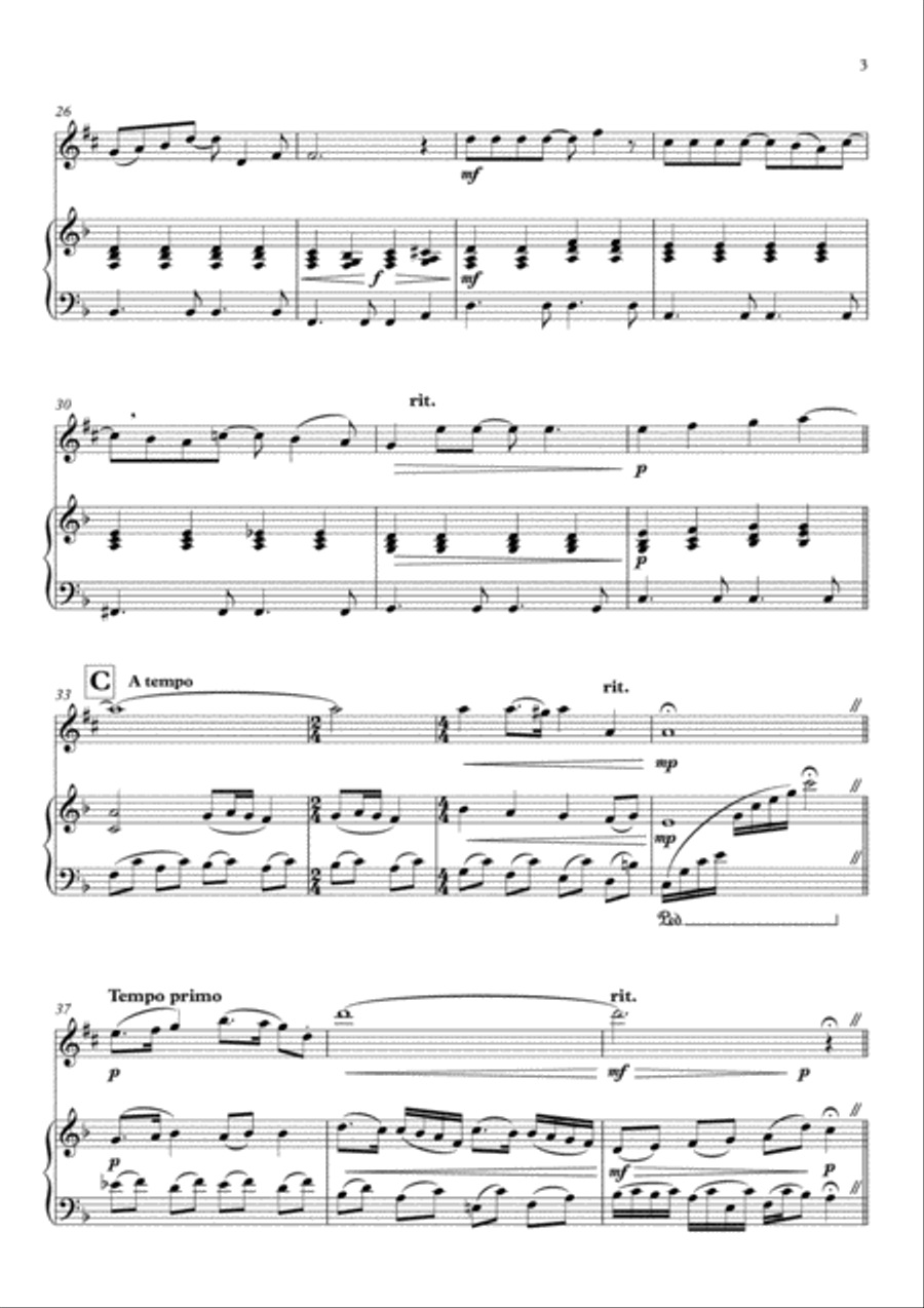 Love Of My Life Woodwind Duet scores gallery preview page 3