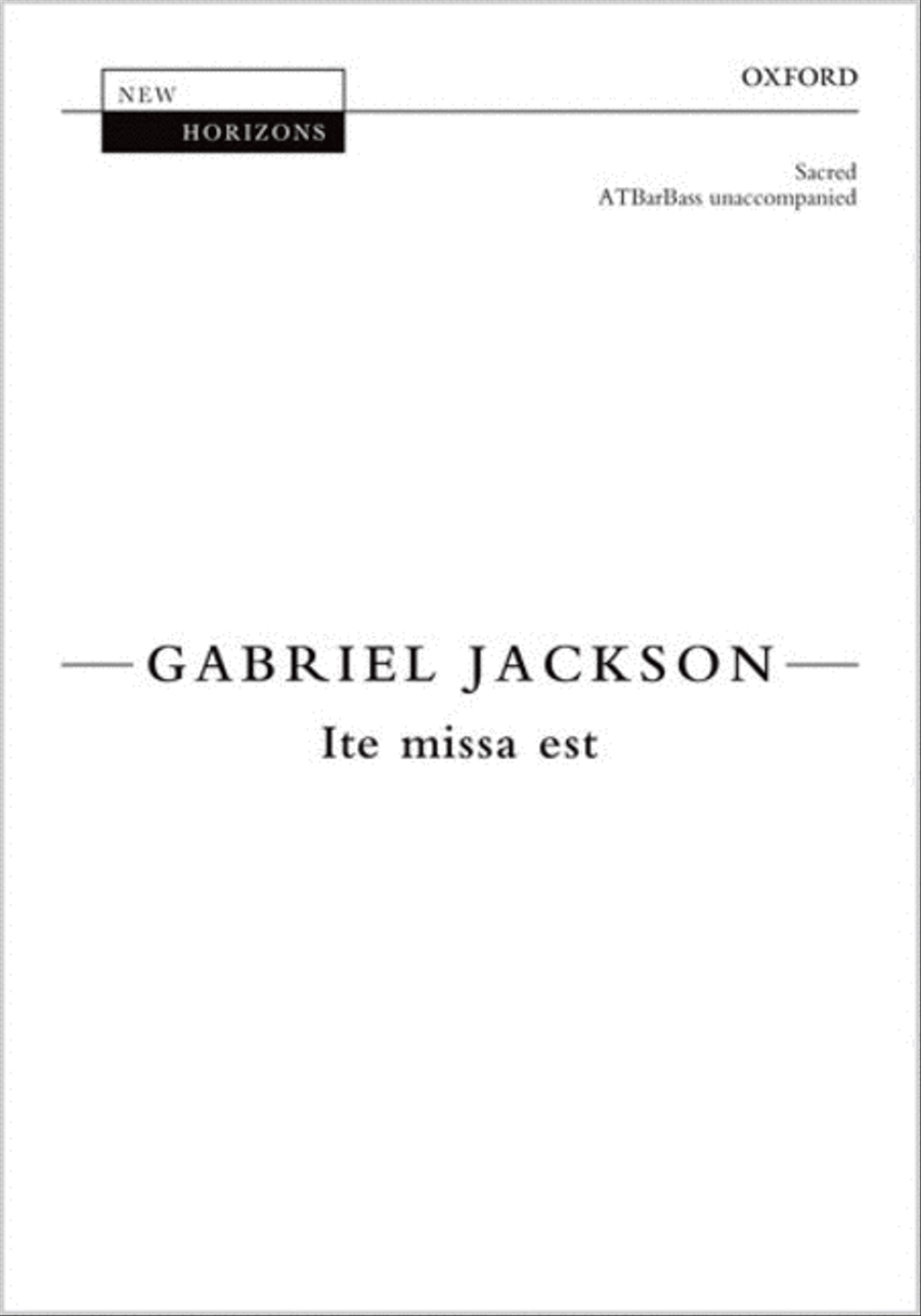 Ite Missa Est