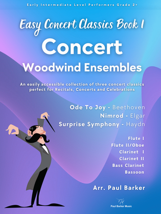 Book cover for Easy Concert Classics - Woodwind Ensembles Book 1