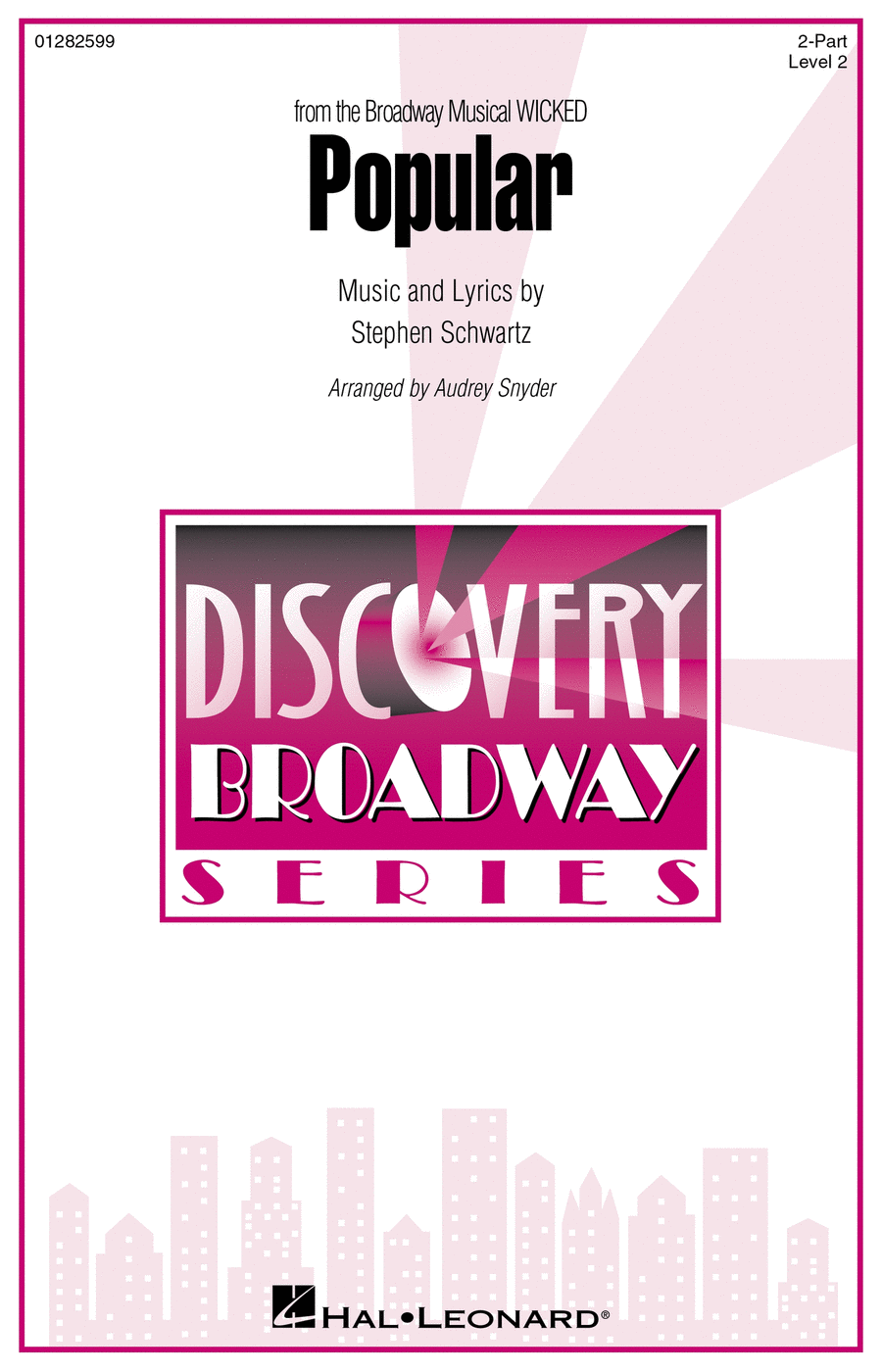 Popular (from the Broadway Musical “Wicked”) 2-Part scores gallery preview page 1