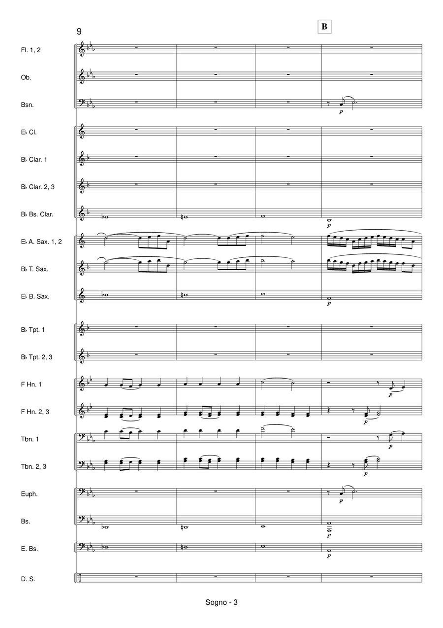 Sogno Concert Band scores gallery preview page 5