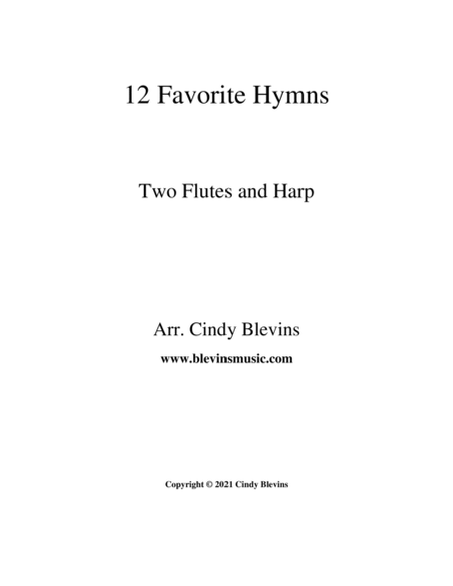 12 Favorite Hymns, Two Flutes and Harp image number null