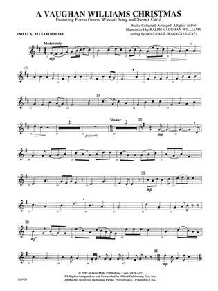 A Vaughan Williams Christmas: 2nd E-flat Alto Saxophone