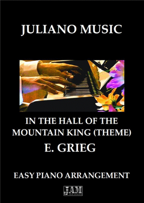 Book cover for IN THE HALL OF THE MOUNTAIN KING (EASY PIANO- C VERSION) - E. GRIEG