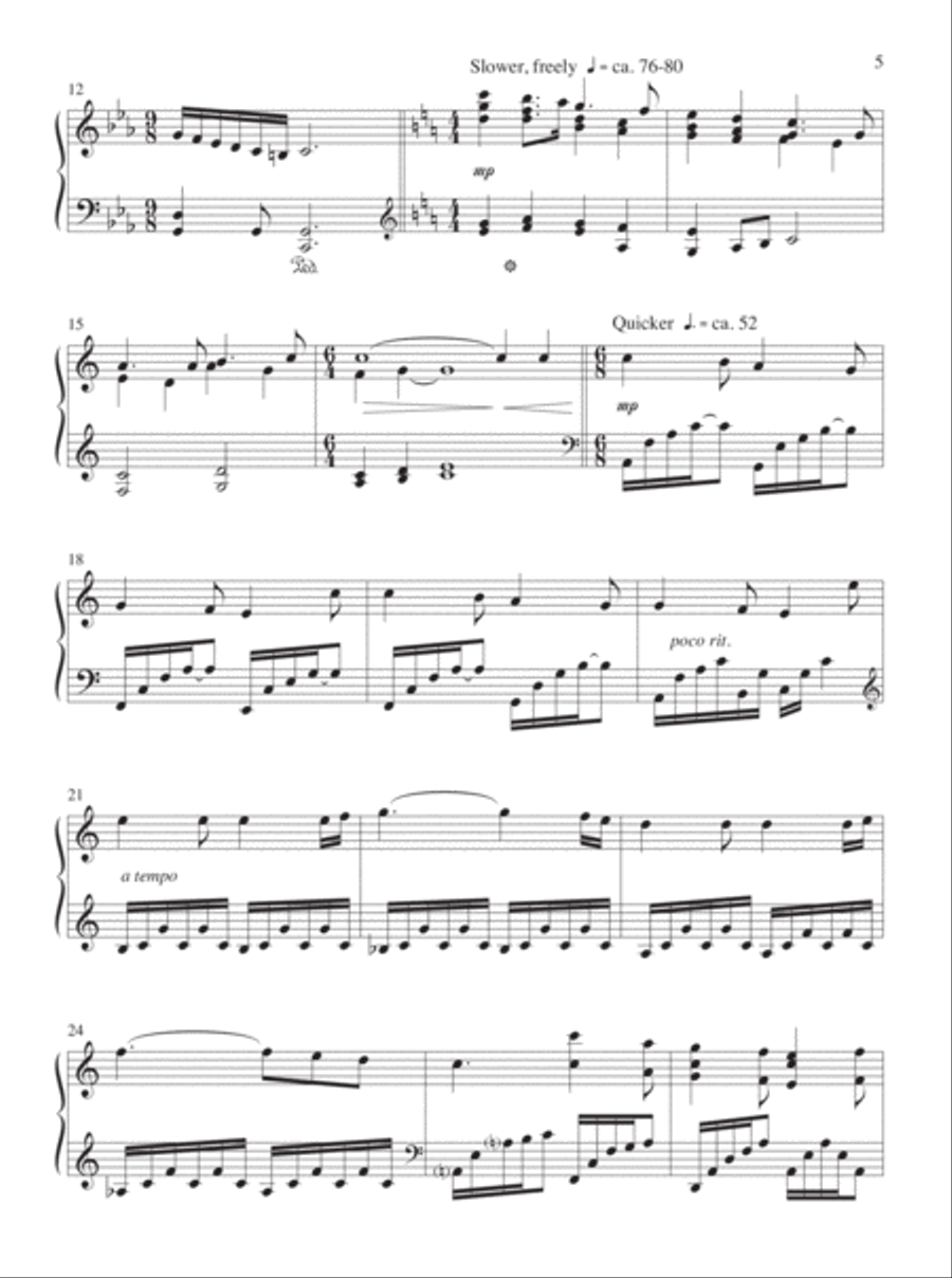 A Still and Silent Night A Still and Silent Night Piano Solo scores gallery preview page 3