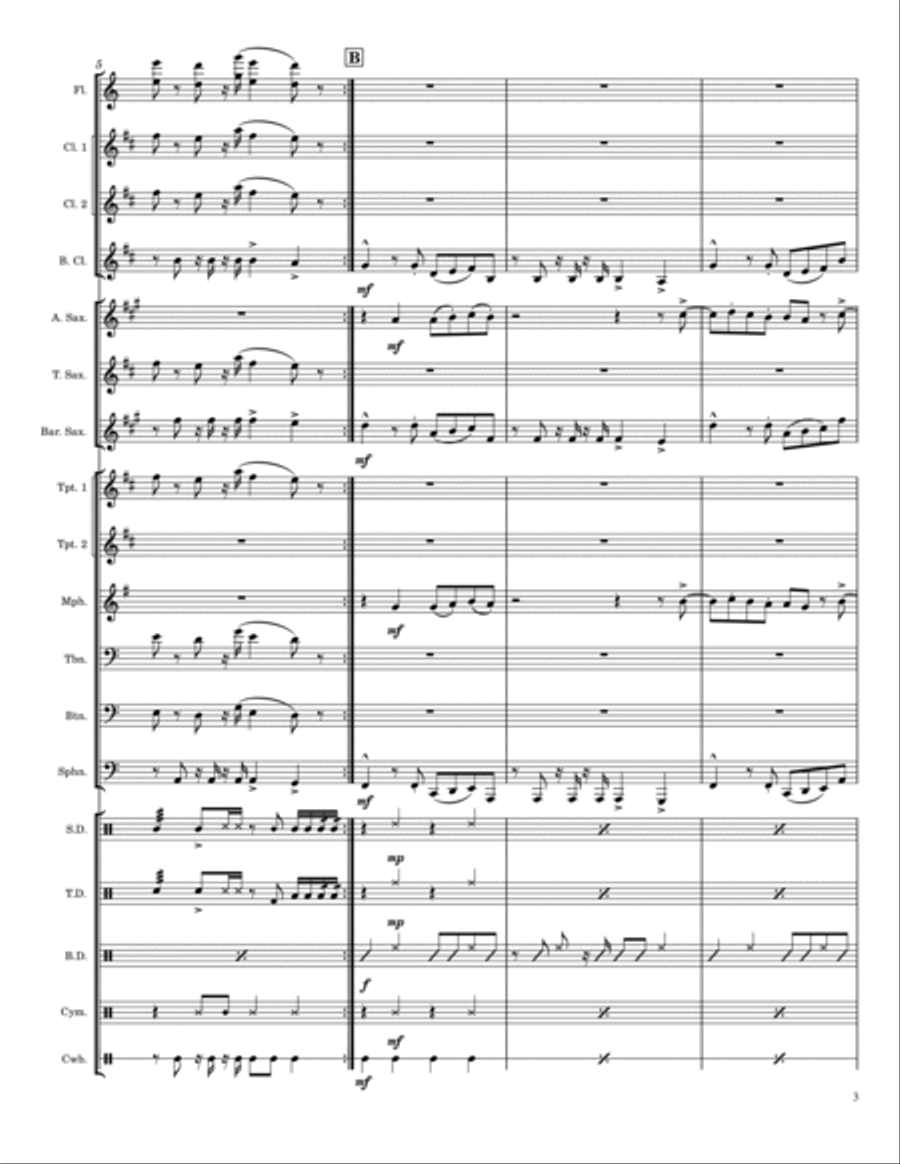 Preach Preach Marching Band scores gallery preview page 3