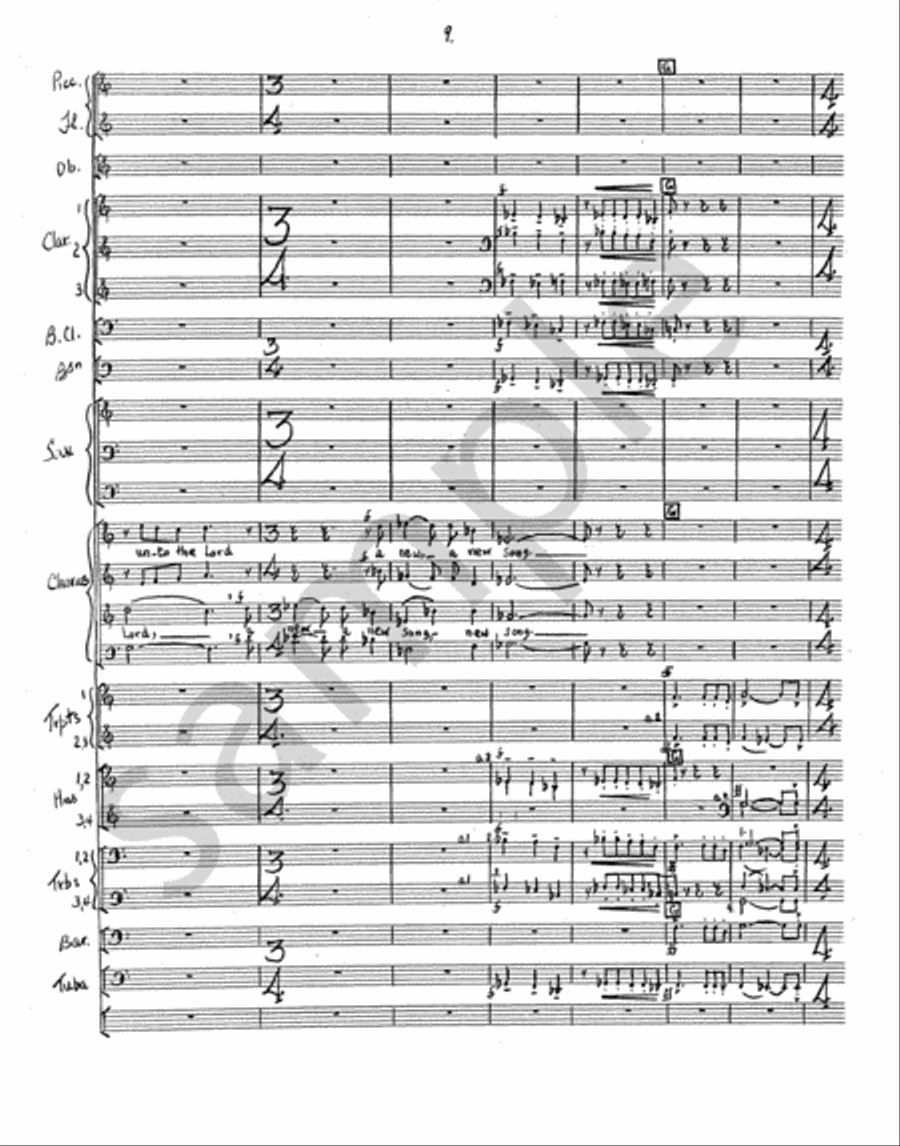A Proclamation Choir scores gallery preview page 12