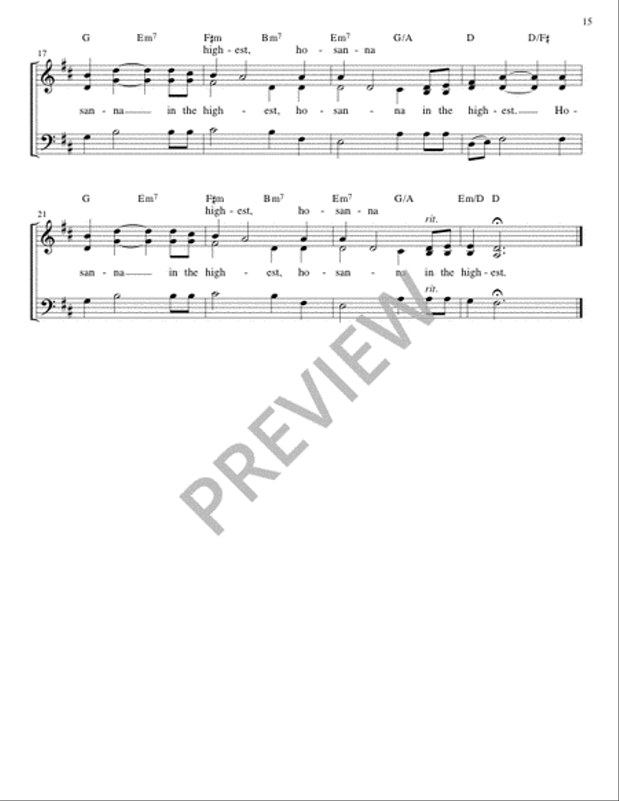 Mass of Joy and Peace - Guitar edition Guitar scores gallery preview page 15