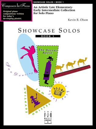Book cover for Showcase Solos, Book 1