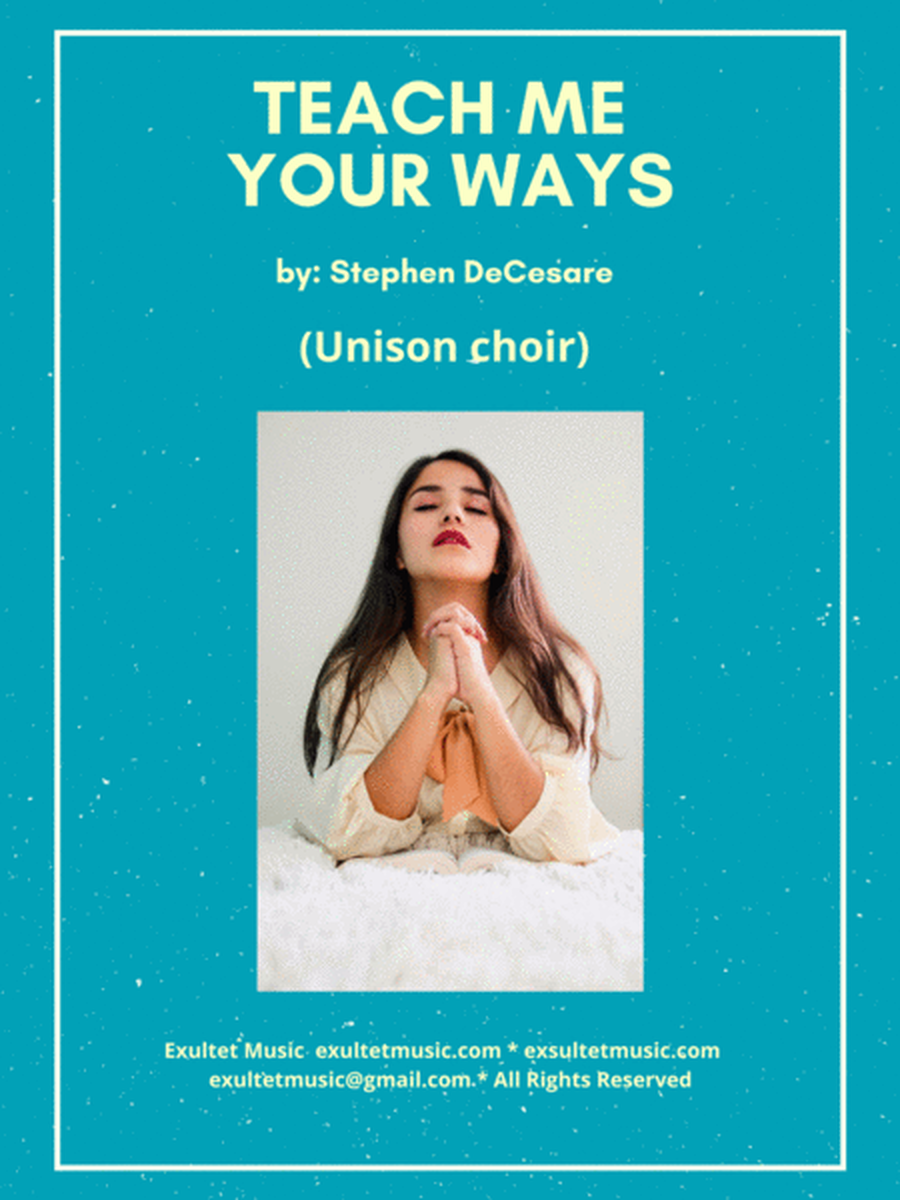 Teach Me Your Ways (Unison choir) image number null