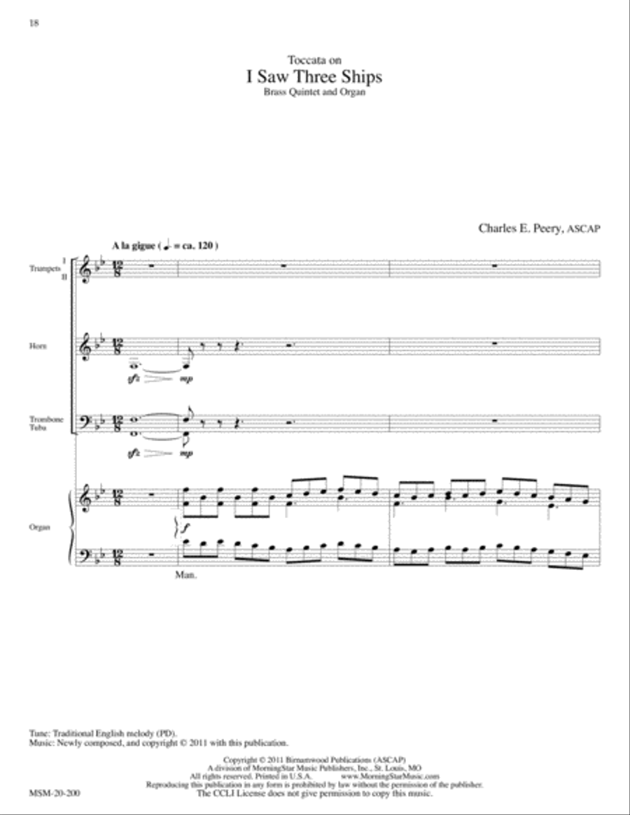 Yuletide Triptych Handbell Choir scores gallery preview page 8
