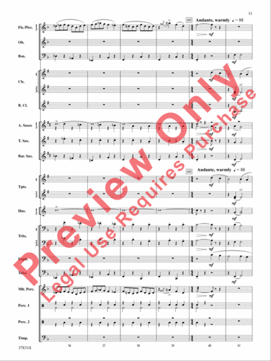 Saddle Up! Saddle Up! Concert Band scores gallery preview page 12