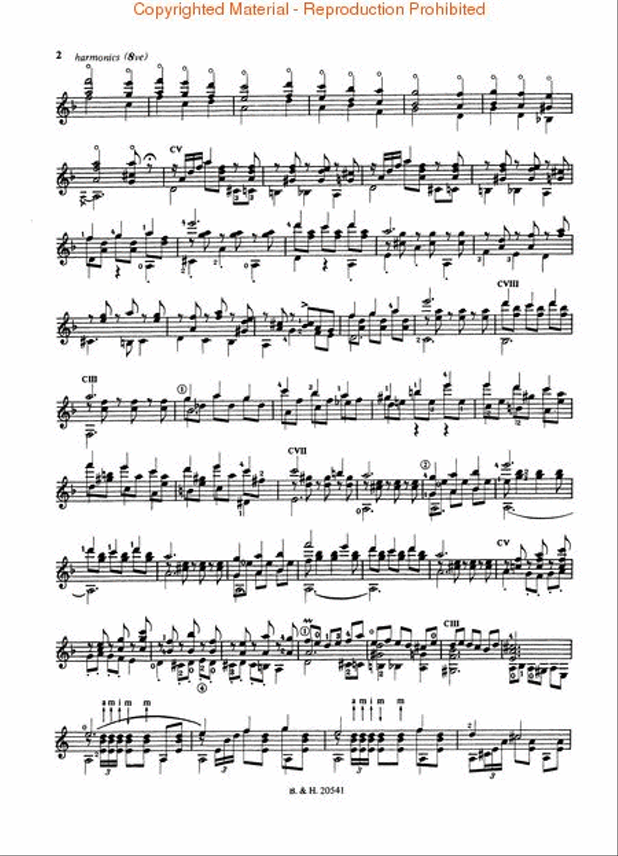 Cordoba, Op. 232, No. 4 Acoustic Guitar scores gallery preview page 2