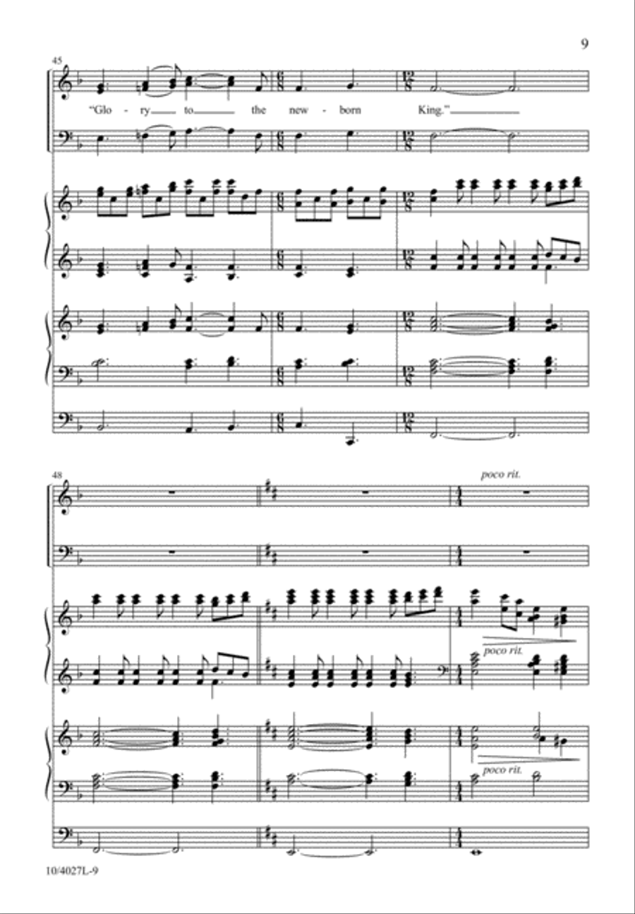 Joyful, All Ye Nations, Rise! 3-Part scores gallery preview page 10