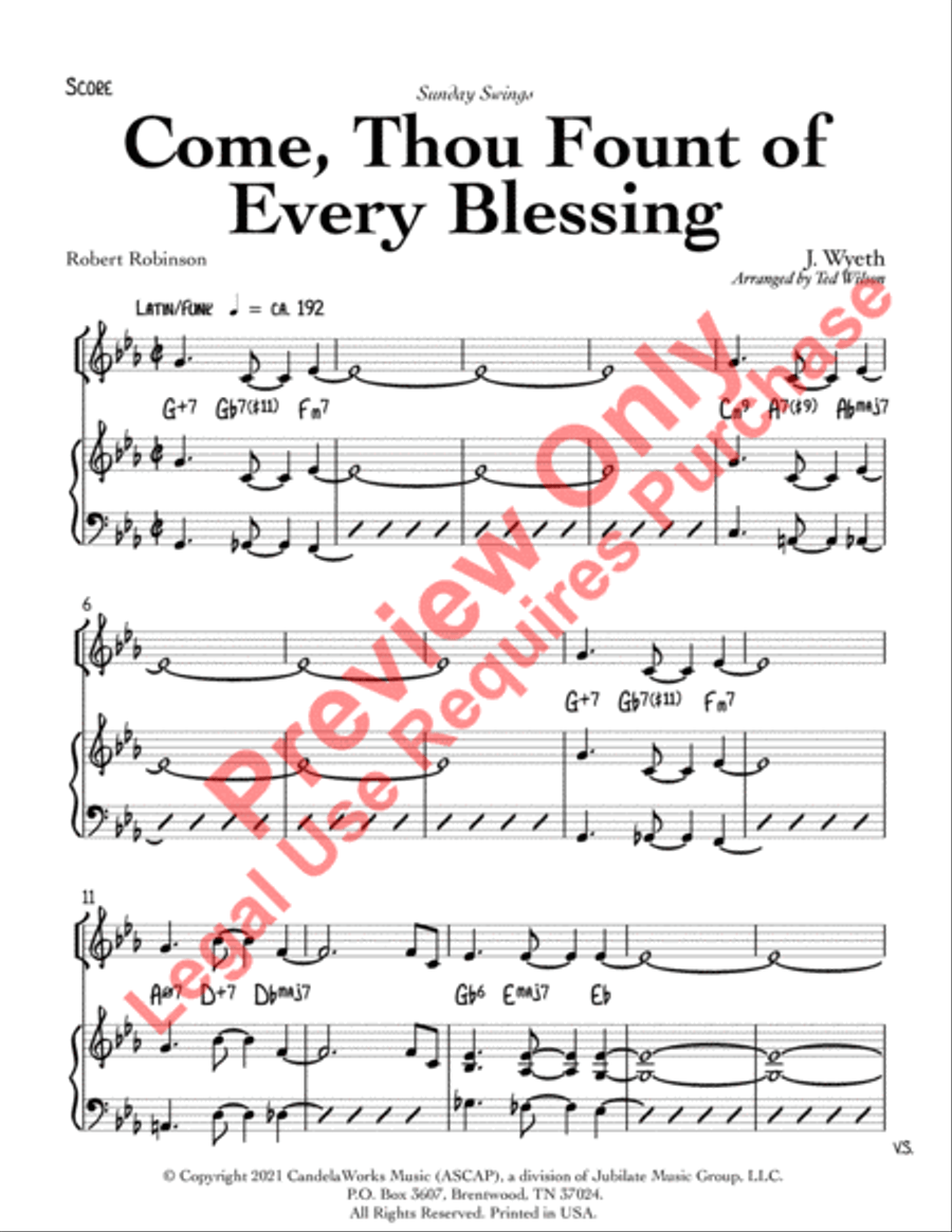 Sunday Swings - Orchestration CD-Rom Jazz Ensemble scores gallery preview page 5