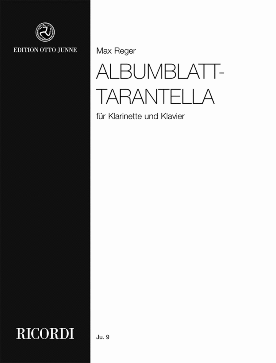 Albumblatt - Tarantella Albumblatt - Tarantella Clarinet Solo scores gallery preview page 1