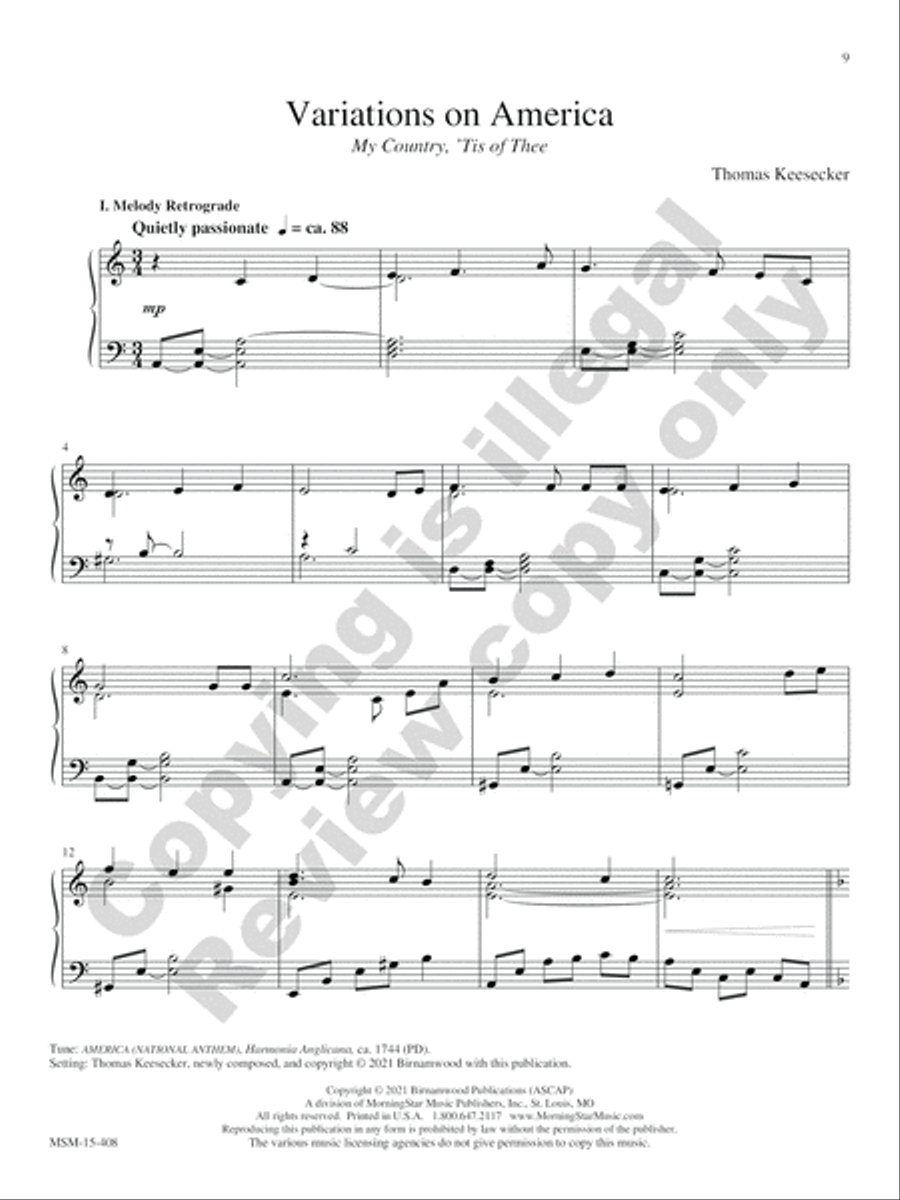 From Sea to Shining Sea From Sea to Shining Sea Piano Solo scores gallery preview page 5