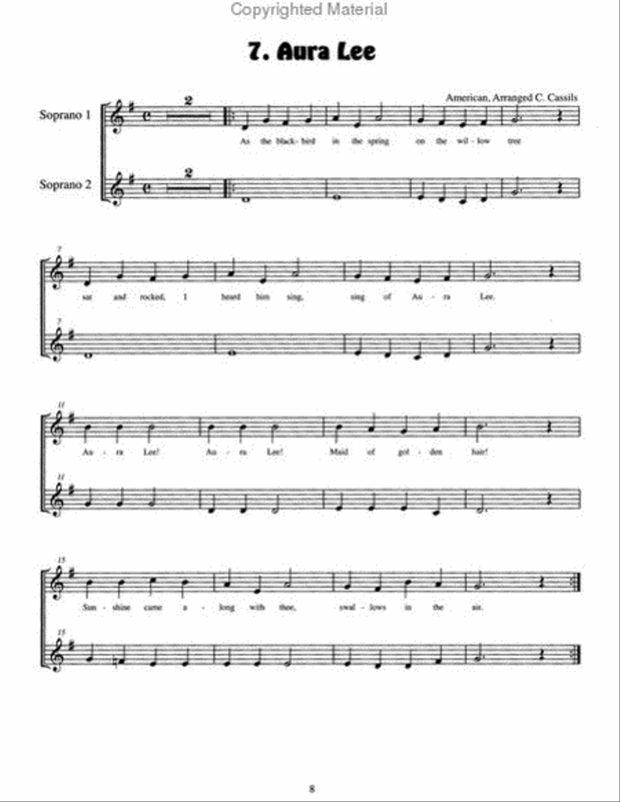 Favorite Folksongs, Volume 1 Recorder scores gallery preview page 3