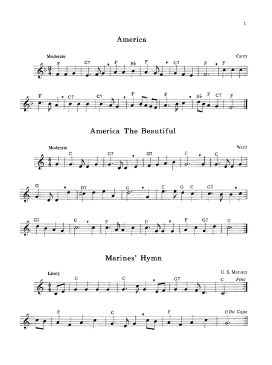 Folk Melodies for Recorder Recorder scores gallery preview page 6