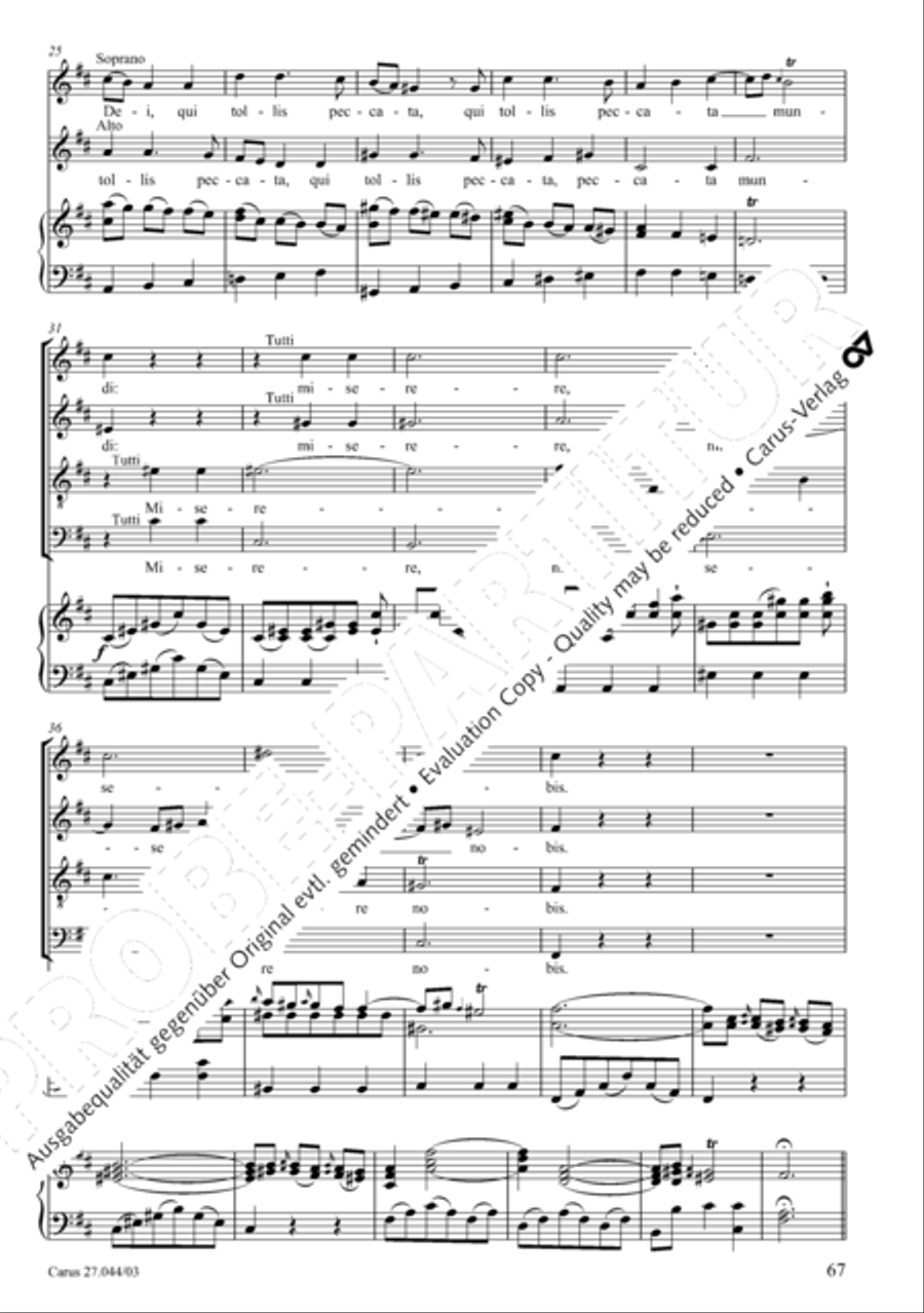 Messa per il Santissimo Natale 4-Part scores gallery preview page 68