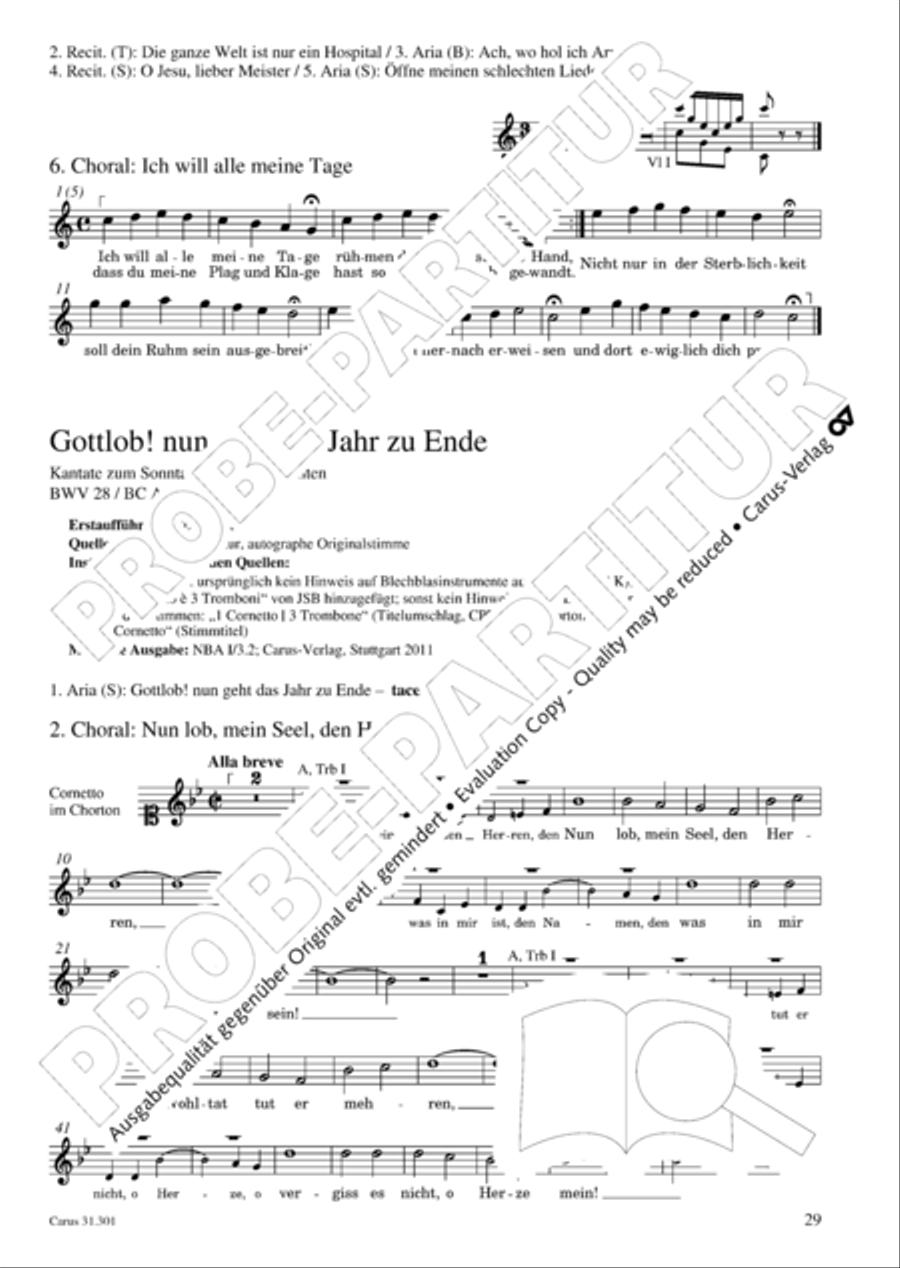 Bach for Brass 1: Cantatas I Voice scores gallery preview page 38