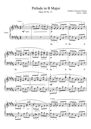 Prelude Op.28, No.11