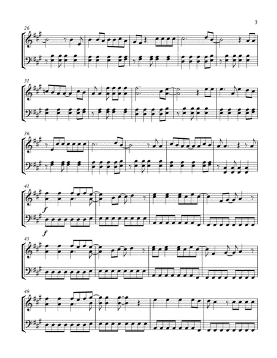 Viva La Vida Viva La Vida String Duet scores gallery preview page 3