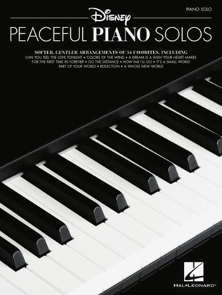 Book cover for Disney Peaceful Piano Solos