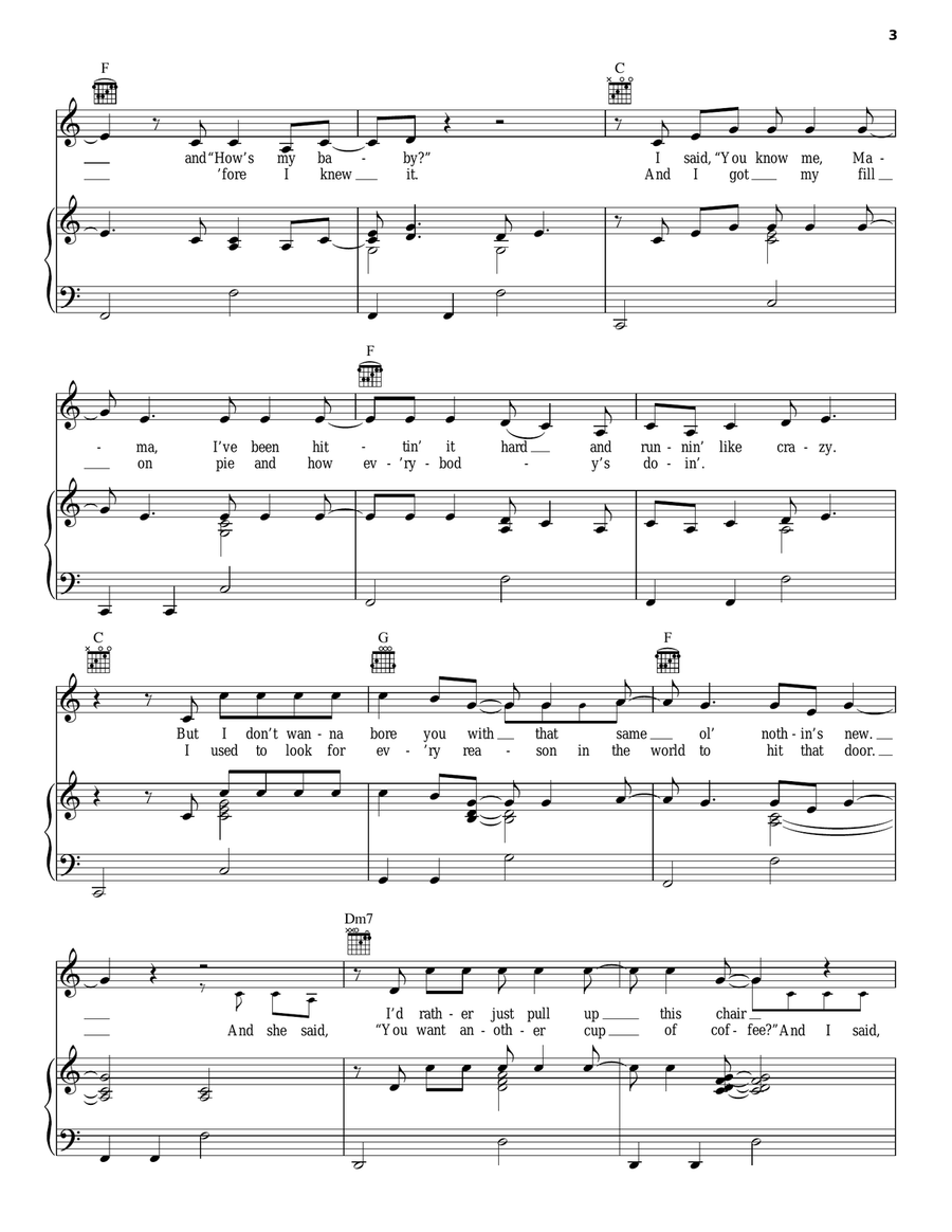 Back On The Ground Back On The Ground Piano, Vocal, Guitar scores gallery preview page 3