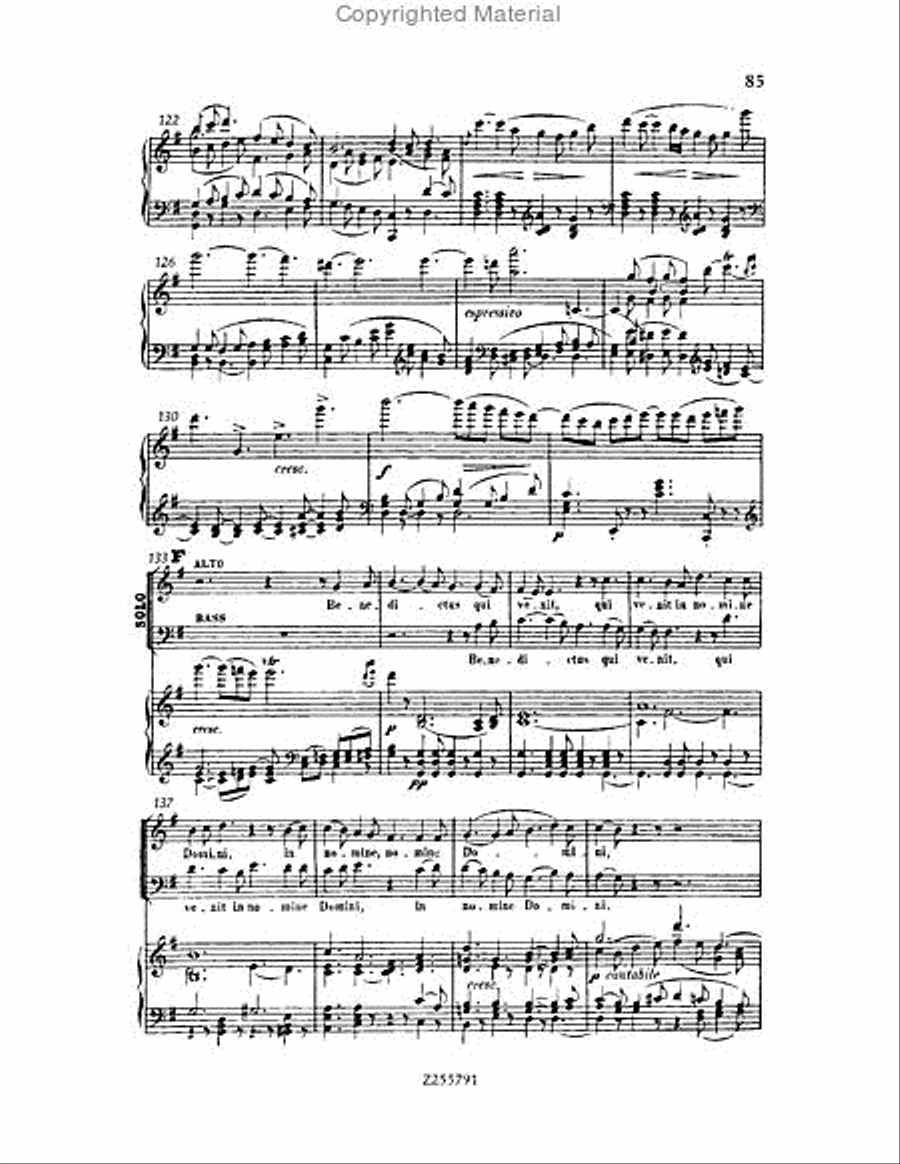 Missa Solemnis, Op.123 Choir scores gallery preview page 85