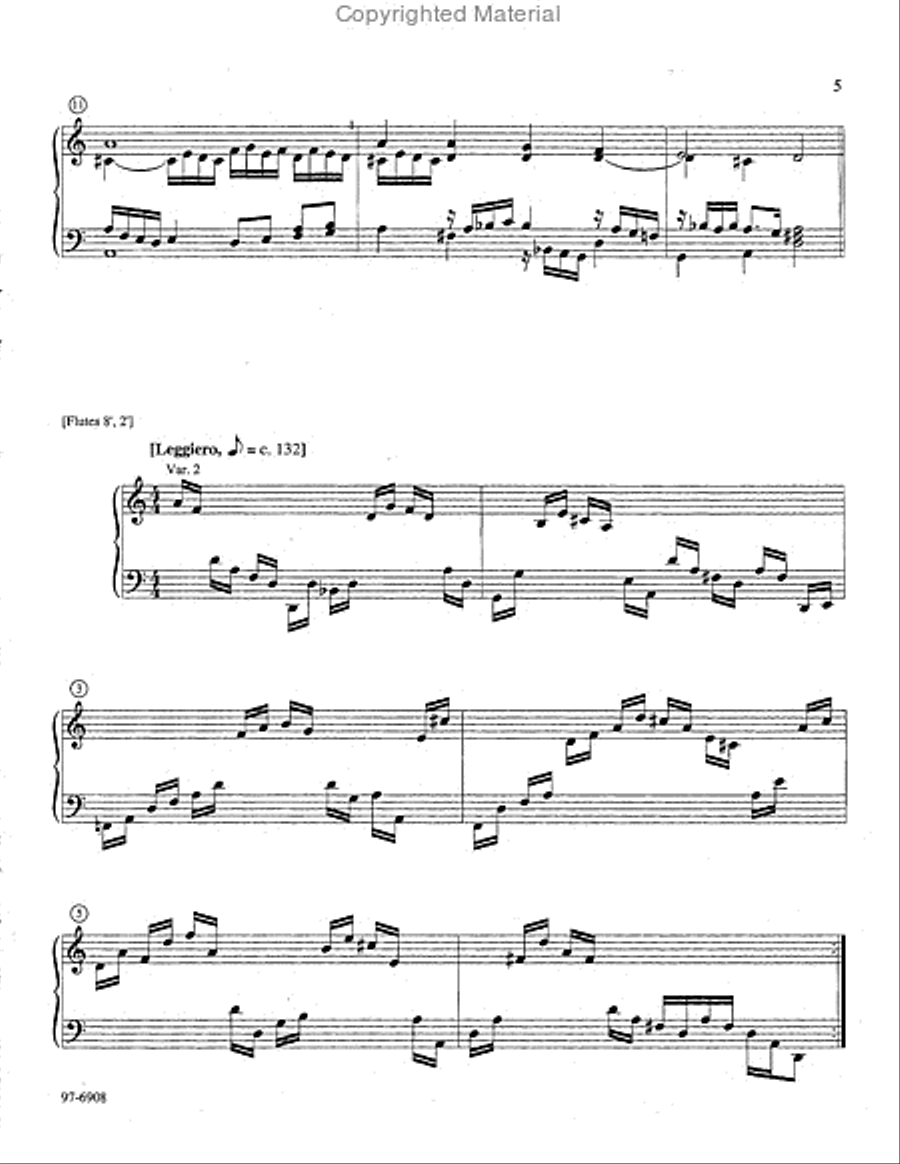 Chorale Preludes and Postludes for Manuals, Vol. 2 Organ scores gallery preview page 3