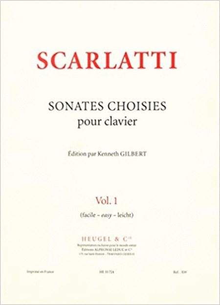 Sonates Choisies Pour Clavier Vol. 1