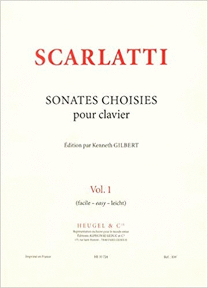 Book cover for Sonates Choisies Pour Clavier Vol. 1