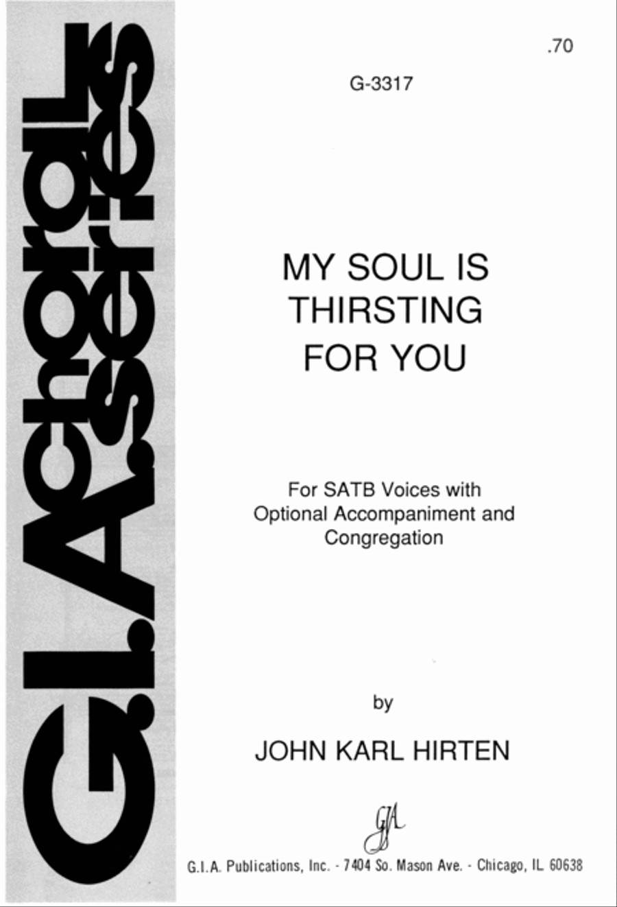 My Soul Is Thirsting for You 4-Part scores gallery preview page 1