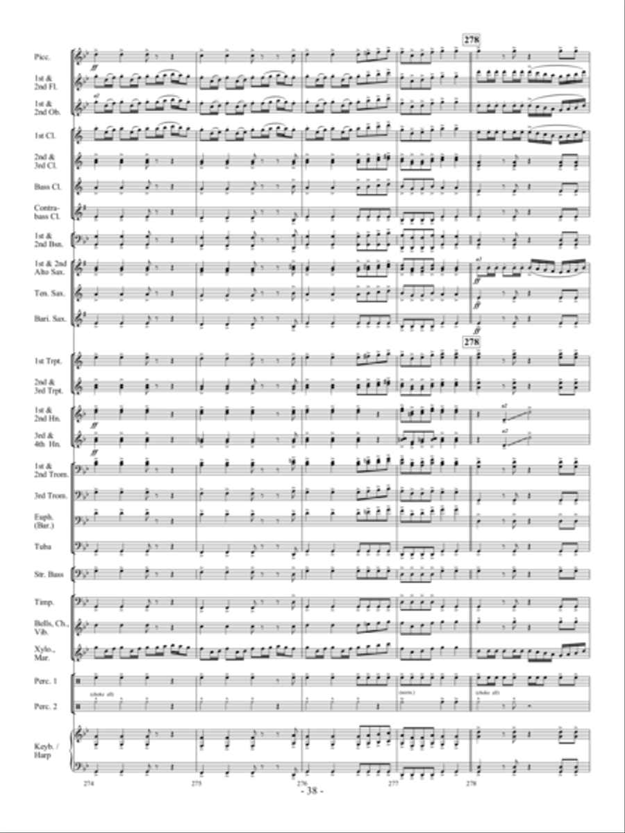 Sea Song Fantasy Sea Song Fantasy Concert Band scores gallery preview page 37