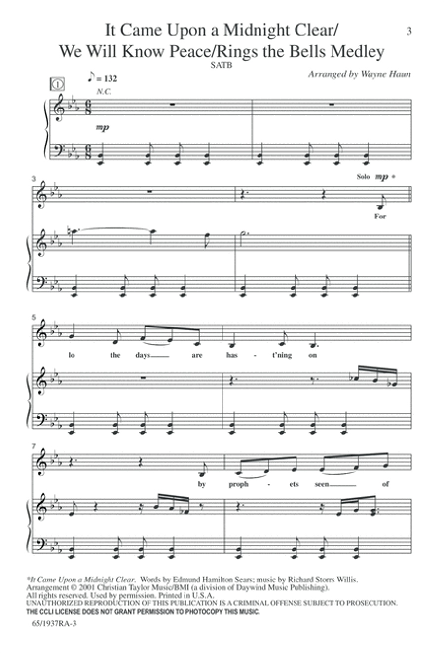 We Will Know Peace 4-Part scores gallery preview page 5
