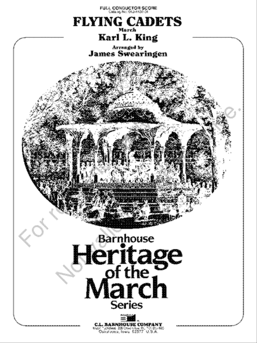 Flying Cadets Concert Band scores gallery preview page 2