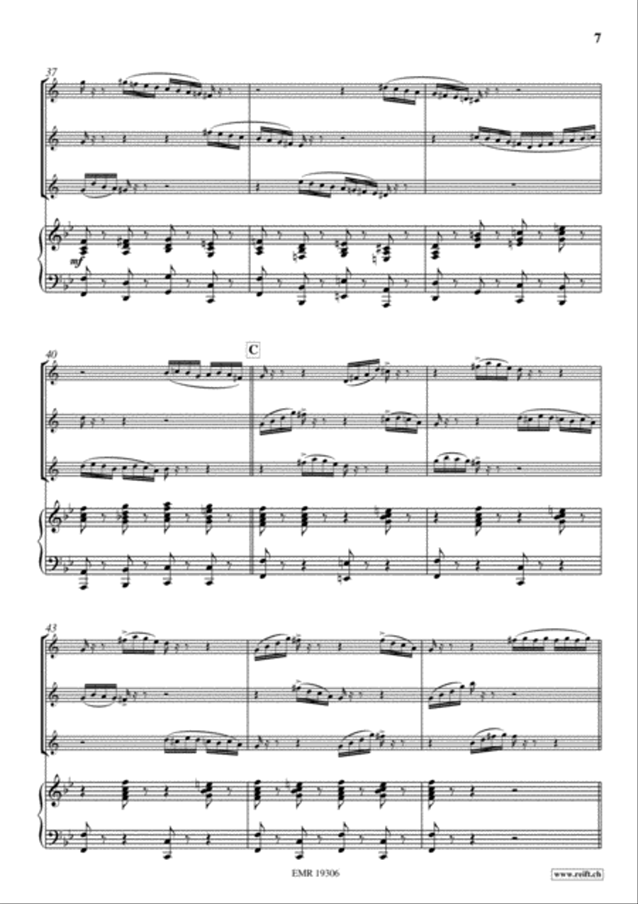 Moto Perpetuo Moto Perpetuo Trumpet Trio scores gallery preview page 8