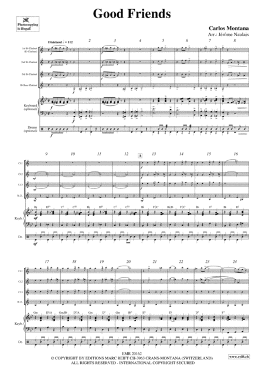 Good Friends Clarinet Quartet scores gallery preview page 3