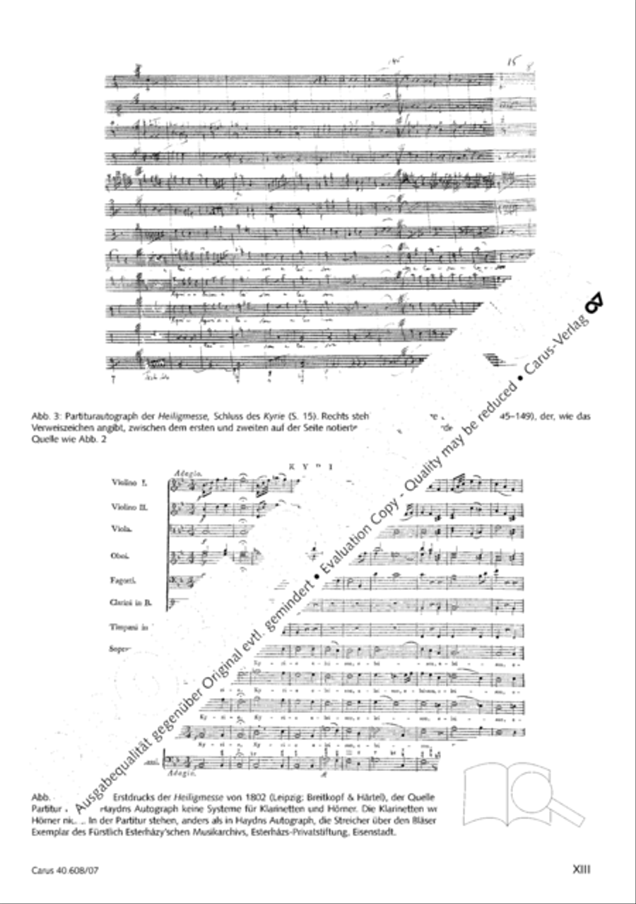 Missa Sancti Bernardi von Offida in B 4-Part scores gallery preview page 14