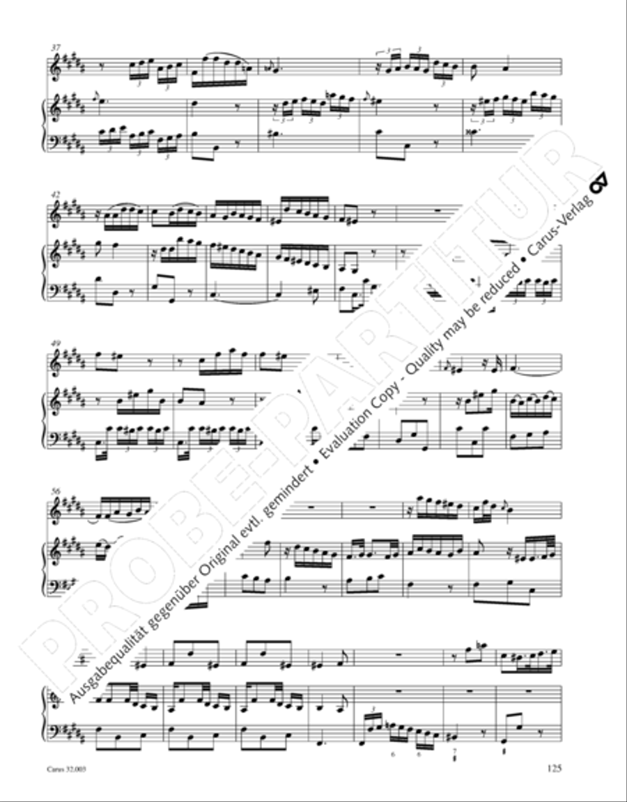 Gesamtausgabe Band 3 (Kammermusik: Duette, Solo- und Triosonaten) Score scores gallery preview page 146