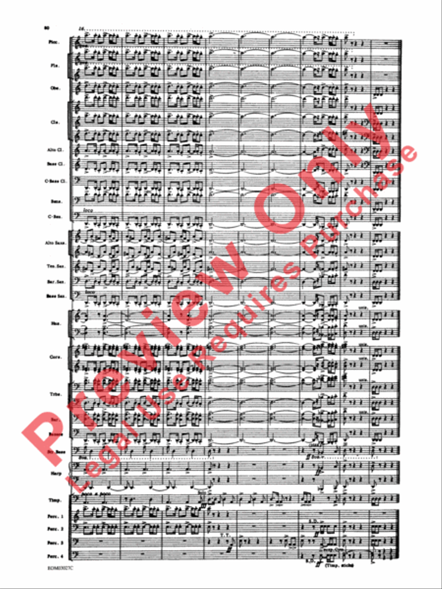 La Fiesta Mexicana Concert Band scores gallery preview page 83