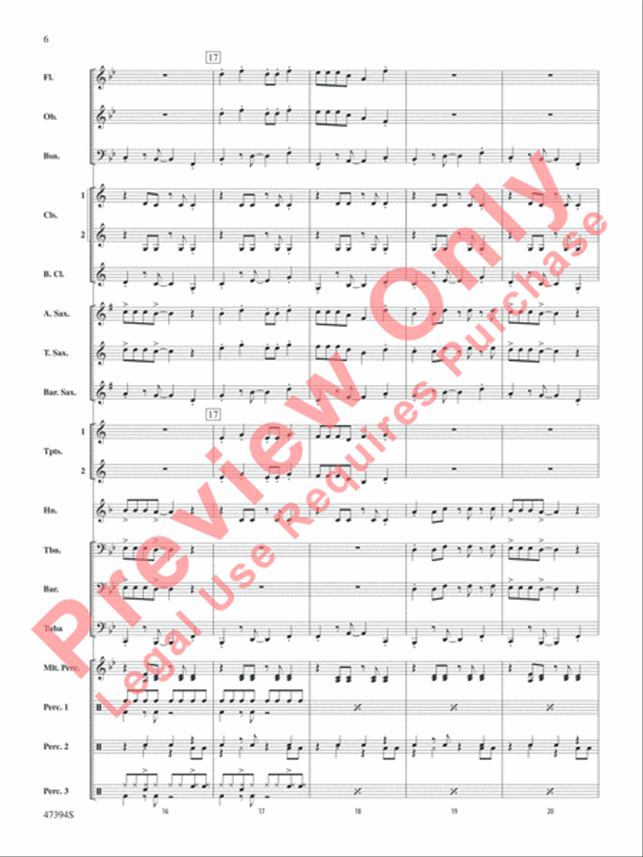 The Banana Boat Song The Banana Boat Song Concert Band scores gallery preview page 7