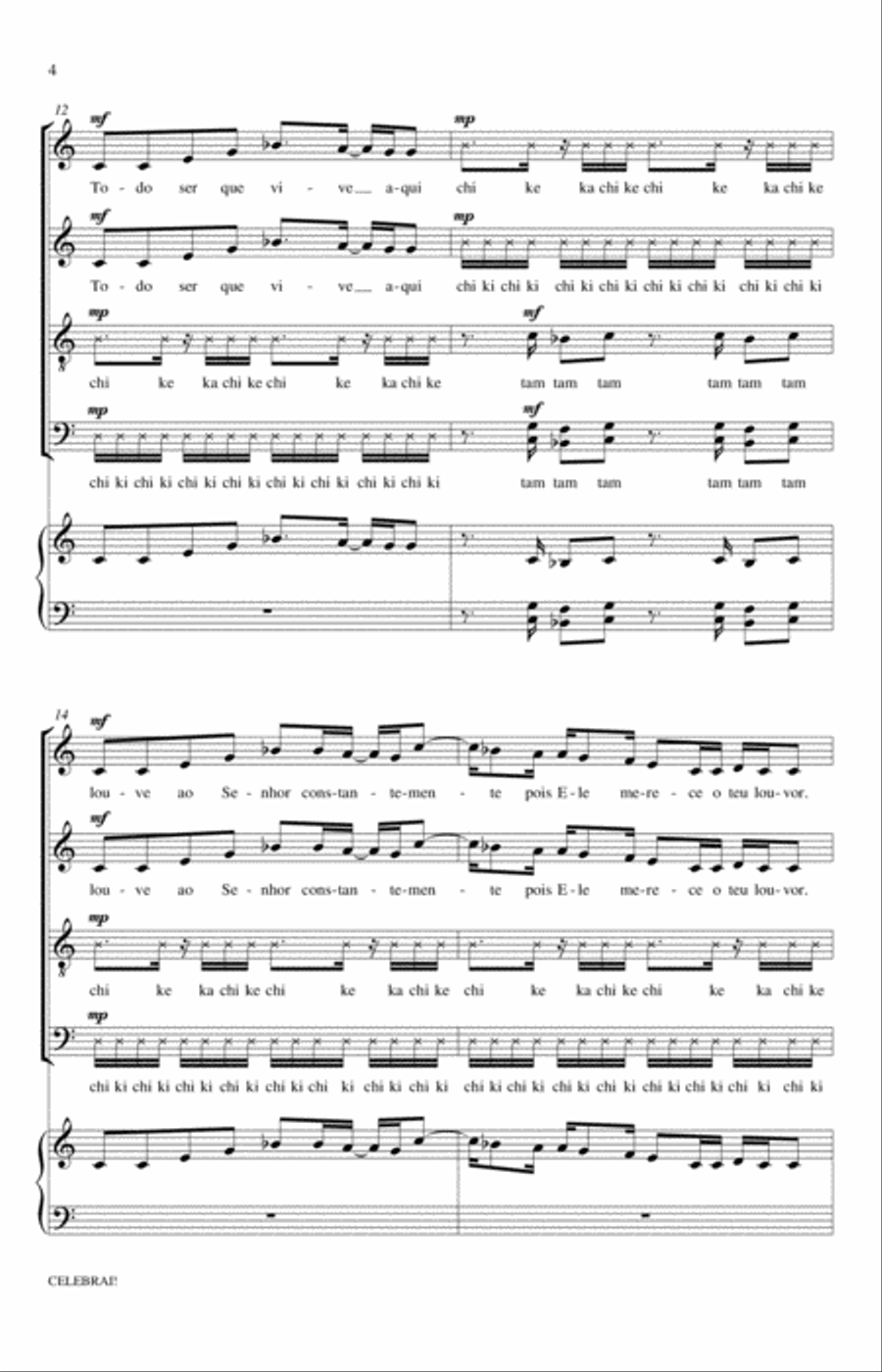 Celebrai Celebrai 4-Part scores gallery preview page 4