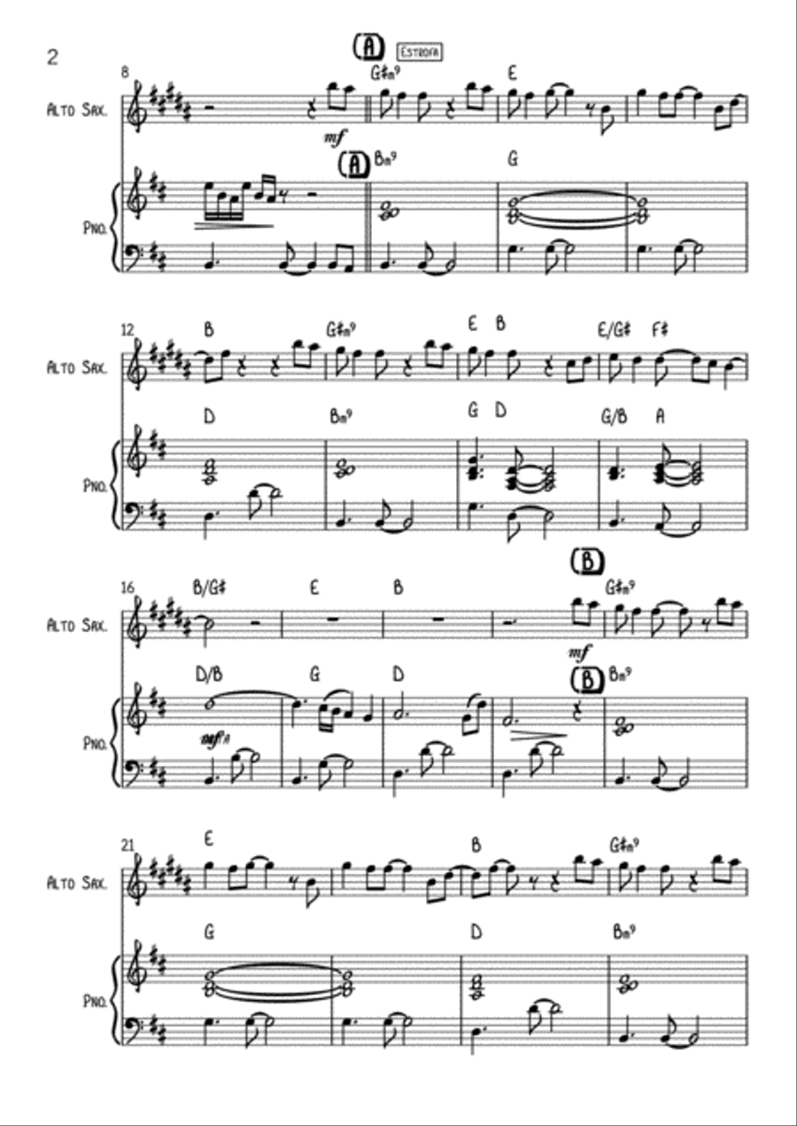 Fields Of Gold Fields Of Gold Alto Saxophone scores gallery preview page 2