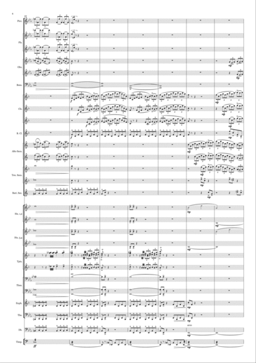 Concert Overture No.2 Concert Overture No.2 Concert Band scores gallery preview page 6
