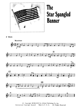 The Star Spangled Banner: 1st F Horn