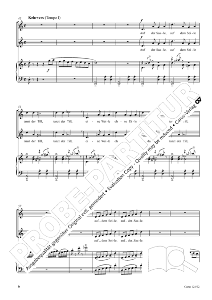 Eulenspiegeleien op. 146. Drei Eulenspiegelszenen Collection / Songbook scores gallery preview page 7